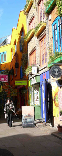 Neal’s Yard from Shorts Gardens entrance